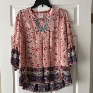 Knox Rose Multicolor Floral Blouse
